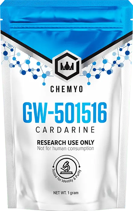 Cardarine GW-501516 powder 1g front label – Chemyo research grade