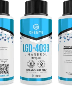 LGD-4033 Ligandrol group product shot showing induction seal – Chemyo