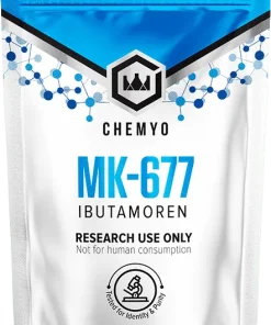 Ibutamoren MK-677 powder 1g front label – Chemyo research grade