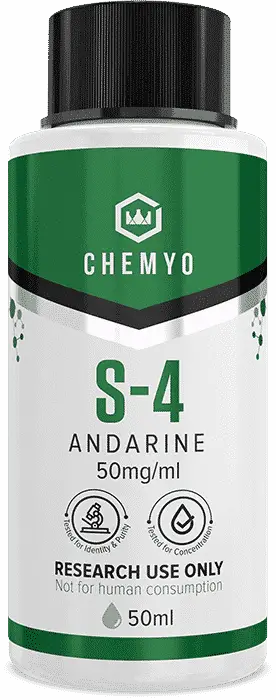 Andarine S4 SARM solution 50mg/ml front label – Chemyo
