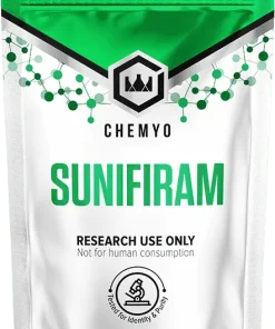 Sunifiram powder 10g front label - Chemyo research grade AMPAkine nootropic