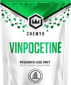 Vinpocetine powder 5g front label - Chemyo research grade cerebral vasodilator