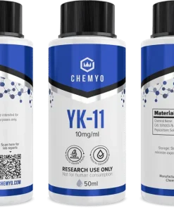 YK-11 SARM group shot showing induction seal – Chemyo research grade